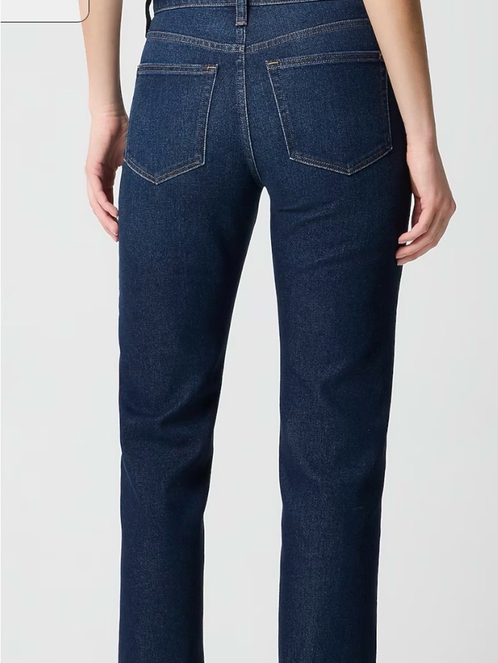 J. Crew Straight-Leg Jeans in Dark Indigo - Picture 5 of 7